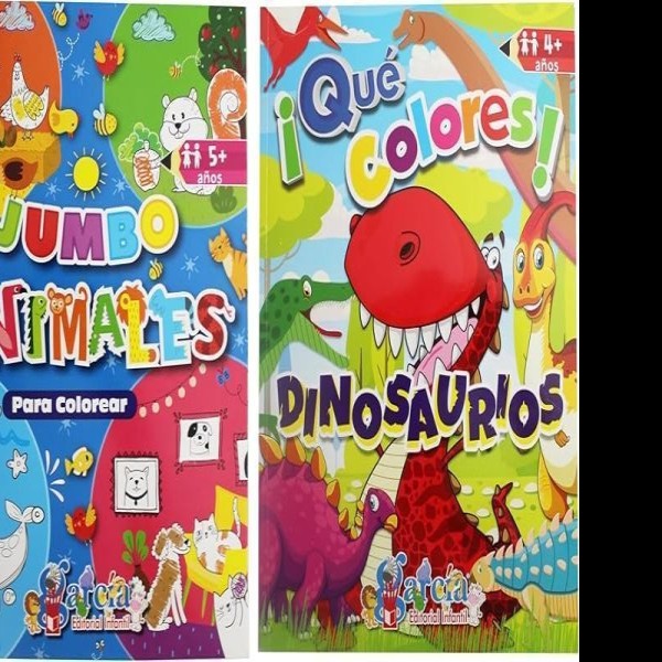 LIBRO PCOLOREAR JUMBO ACT ED PALABRAS INGLES GARCIA 1T1212